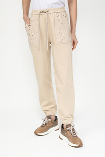 Спортивные брюки женские TWINSET 241LL2JHH бежевые XL