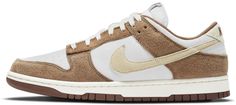 Кеды мужские Nike DUNK LOW Retro Prm "Medium Curry“ коричневые 8.5 US