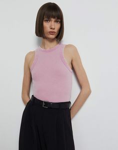 Топ женский Gloria Jeans GTN004120 розовый M/170