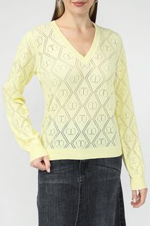 Пуловер женский TWINSET 241TP3074 желтый XS