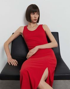Платье женское Gloria Jeans GDR028783 красный XS/164