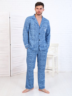 Пижама мужская Новое Кимоно 8-038 голубая 50 RU