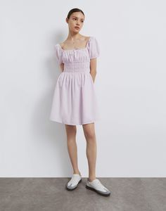 Платье женское Gloria Jeans GDR028419 светло-розовый L/170