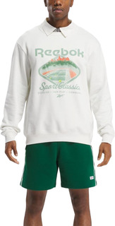 Свитшот унисекс Reebok Classic Court Sport Crew Neck белый L