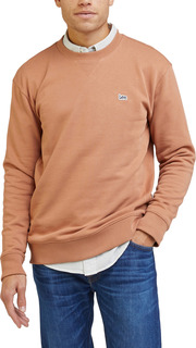 Свитшот мужской Lee Men Plain Crew Sweatshirt Cider коричневый S