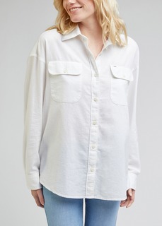 Рубашка женская Lee FRONTIER SHIRT BRIGHT WHITE белая S