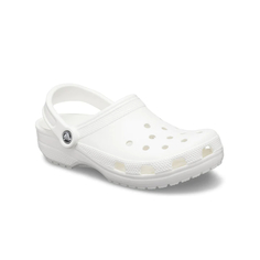 Шлепанцы унисекс Crocs Classic Clog 10001-100 белые 38-39 EU