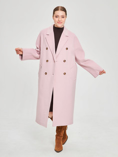 Пальто женское idekka 52210 розовое 44 RU
