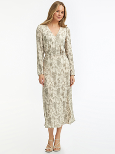 Платье женское oodji 14001264 бежевое L