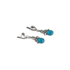 Серьги Jenavi d94731b9 бирюза