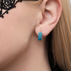 Серьги Jenavi a68231b0 бирюза
