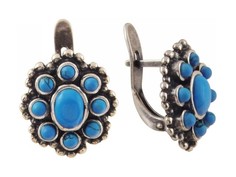 Серьги Jenavi b62431b0 бирюза