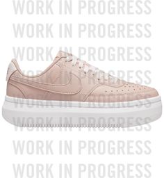 Кеды женские Nike Court Vision Alta розовые 6 US