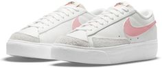 Кеды женские Nike W BLAZER LOW PLATFORM белые 10.5 US