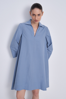 Платье женское Finn Flare FSE110127 голубое M