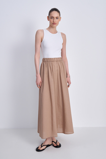 Блуза женская Finn Flare FSE110210 коричневая L