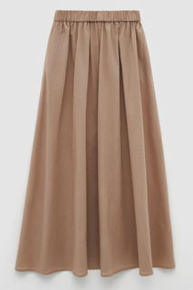 Юбка женская Finn Flare FSE11001 коричневая 2XL