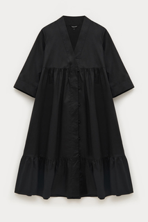 Платье женское Finn Flare FSD11084 черное 3XL