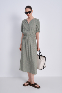 Платье женское Finn Flare FSC16009 зеленое XL