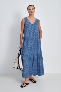 Платье женское Finn Flare FSC110202 синее S