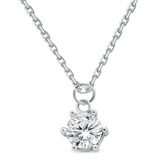 Колье из серебра 40 см 585Gold 706000609, фианит