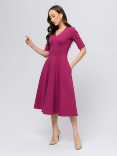 Платье женское 1001dress 102219 розовое 54-56 RU