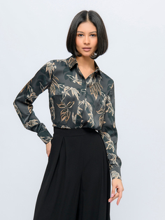 Рубашка женская 1001dress 103046 серая 56 RU