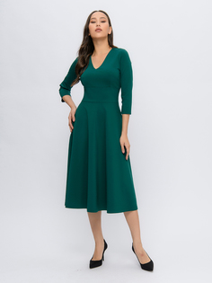 Платье женское 1001dress 103082 зеленое 56 RU