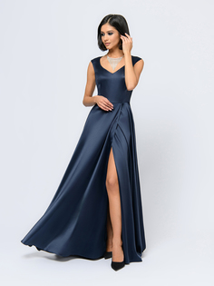 Платье женское 1001dress 102921 синее 52 RU