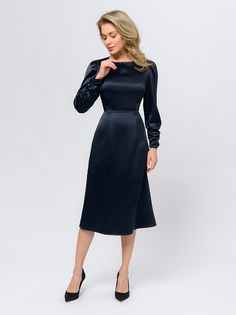 Платье женское 1001dress 102381 синее 50 RU