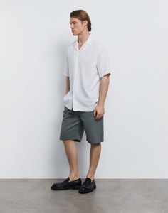 Шорты мужские Gloria Jeans BSH007297 хаки M/182