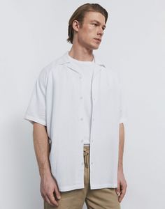 Рубашка мужская Gloria Jeans BWT001523 белый XL/182