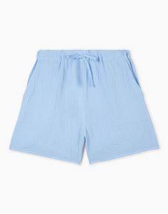 Шорты женские Gloria Jeans GSH011738 голубой S/170