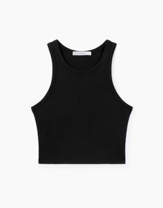Топ женский Gloria Jeans GTN004156 черный XS/164