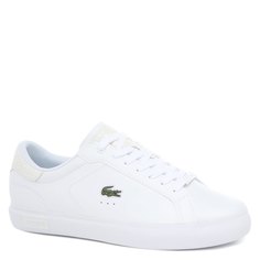 Кеды мужские Lacoste SMA0030 POWERCOURT 1121 1 белые 9.5 UK