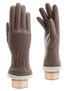 Перчатки женские Eleganzza HP355 серо-коричневые р 7