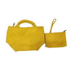 Комплект сумка и визитница женский AIDINI 3171-838-286 желтый