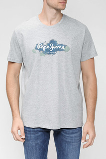 Футболка мужская Pepe Jeans PM508675 серая S