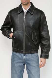 Кожаная куртка мужская Dunst UDJU3C102G3 черная M