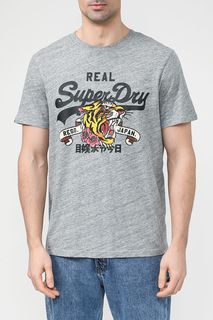 Футболка мужская Superdry M1011712A серая 3XL