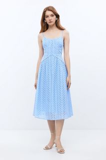 Платье женское Baon B4624017 голубое XL