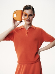 Джемпер женский Eleganzza ZZ-10002 оранжевый S