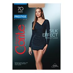 Колготки женские Conte Elegant черные 2