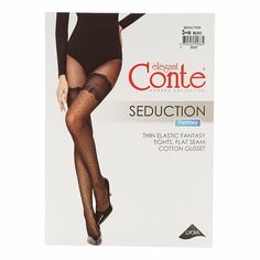 Колготки женские Conte Elegant черные 3