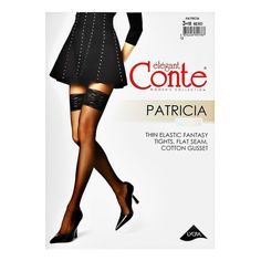 Колготки женские Conte Elegant черные 3