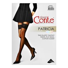 Колготки женские Conte Elegant черные 2