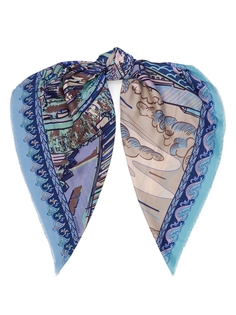 Шейный платок женский Eleganzza E16-7273 голубой