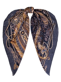 Шейный платок женский Eleganzza B10-3259 синий