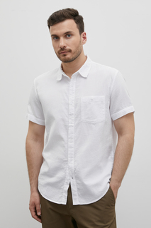 Рубашка мужская Finn Flare FSC21027 белая S