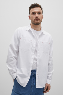 Рубашка мужская Finn Flare FSC21045 белая L